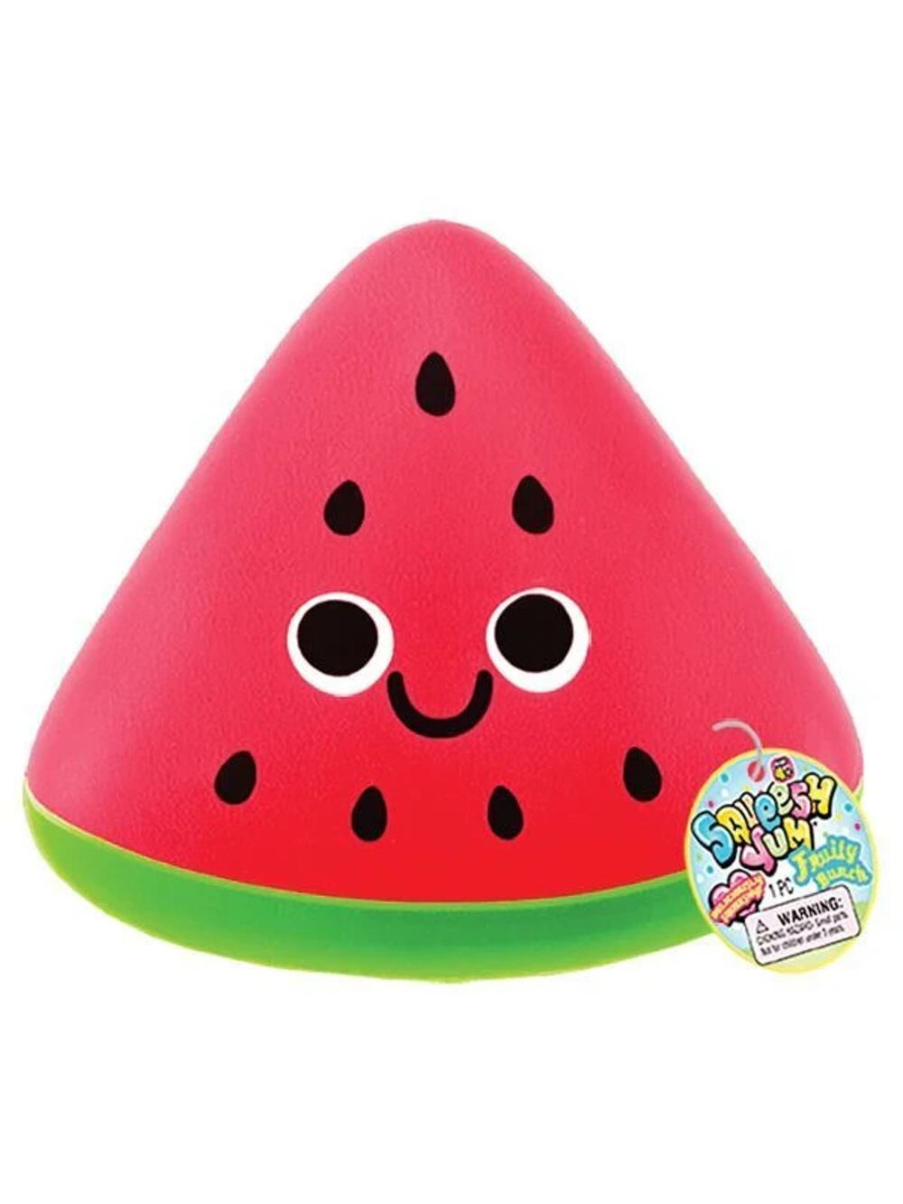 🔥Ja-Ru Squeesh Yum 5 Inch Fruity Bunch Foam Squishy Toy WATERMELLON BNWT🔥